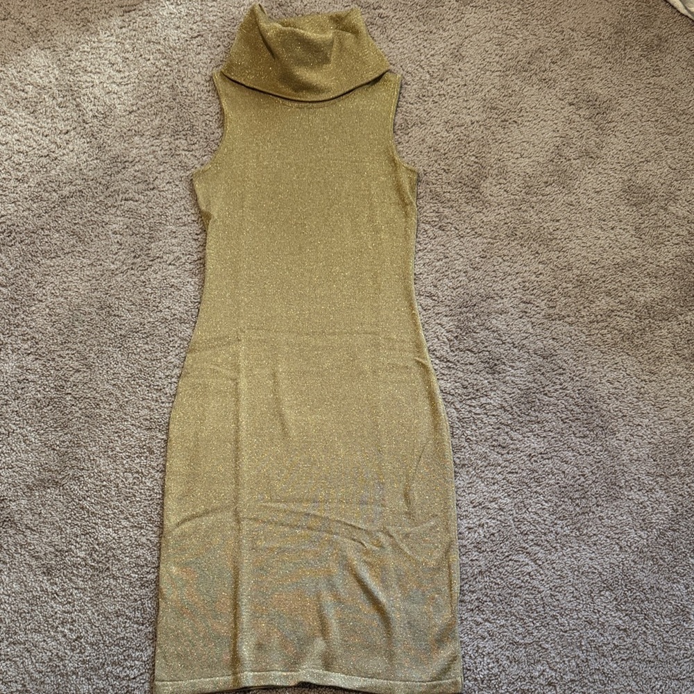 Lauren Ralph Lauren Metallic Gold Sweater